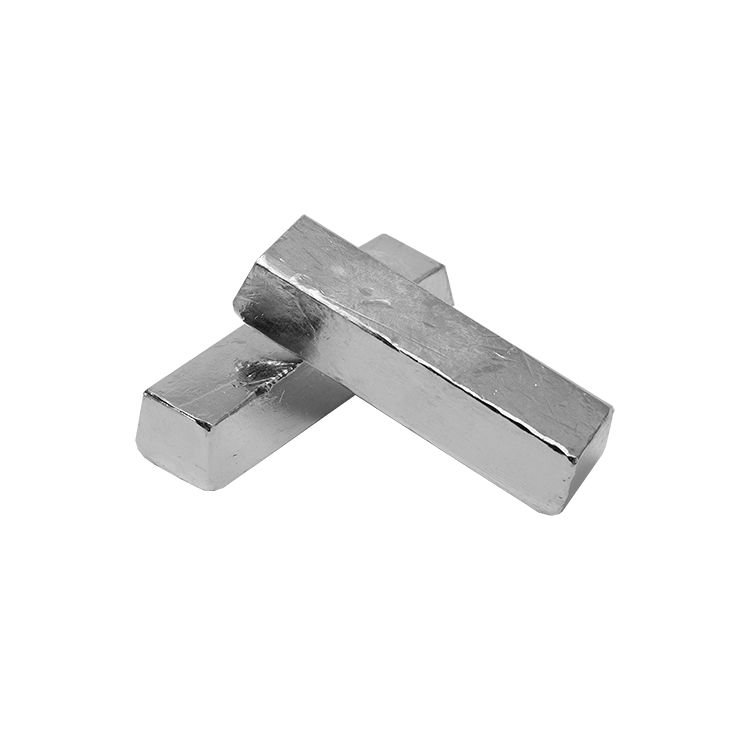 High Quality High Purity Silver White Metal China 99.995% indium metal lump ingot Indium Bar