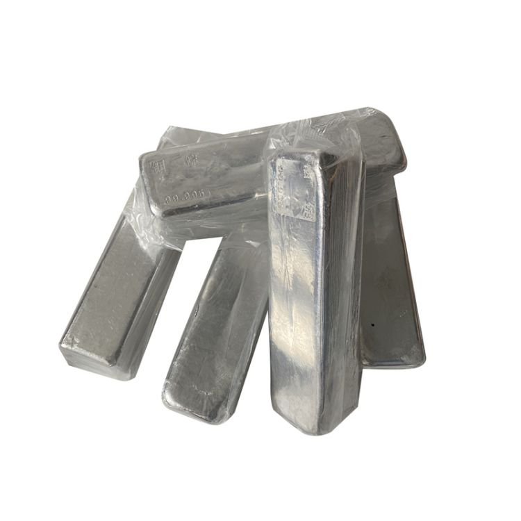 High Quality High Purity Silver White Metal China 99.995% indium metal lump ingot Indium Bar