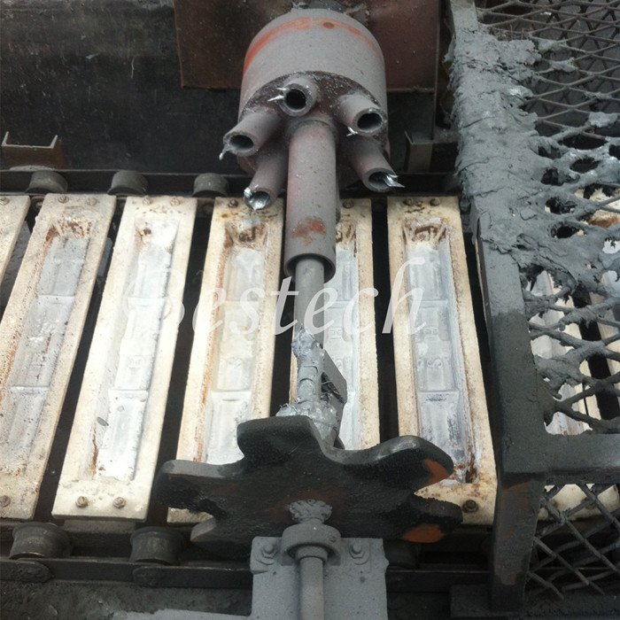 zinc ingot, lead ingot, aluminum ingot casting machine/production line for sale