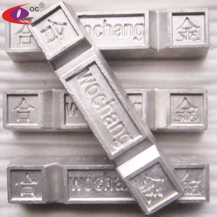 Fusible Alloy Used For Acetylene Gas Cylinder Valve 47C 117F Indium Bismuth Lead Tin Cadmium Alloy