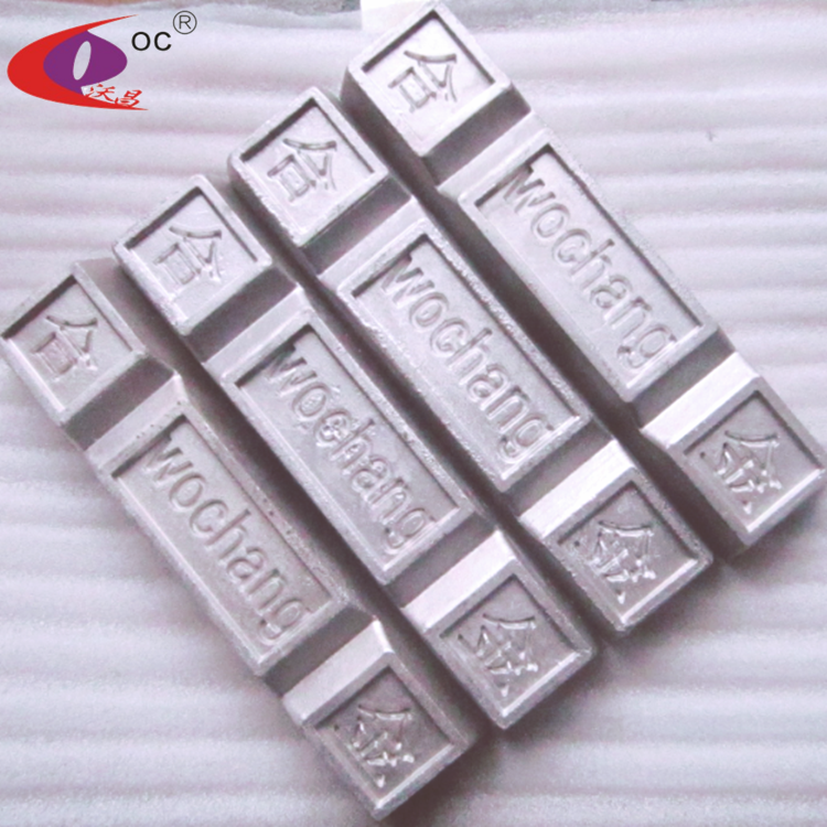 Fusible Alloy Used For Acetylene Gas Cylinder Valve 47C 117F Indium Bismuth Lead Tin Cadmium Alloy