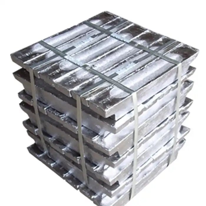 Top Quality High Purity 99.9% 99.8% 99.7% Lead Aluminium Alloy Zinc Metal Zinc Tin Alloy Ingot From Manufacturer