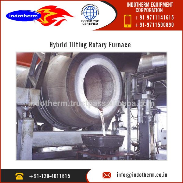 20 Ton Turnkey Lead Recycling Plant Rotary Furnace With Ingot Casting Conveyor and Air Pollution Control System