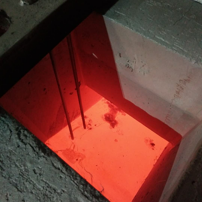 heavy duty machines produce ingots oil melting aluminum cans furnace