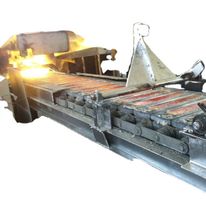 Scrap metal recycling aluminum copper zinc lead ingot casting making machine production line