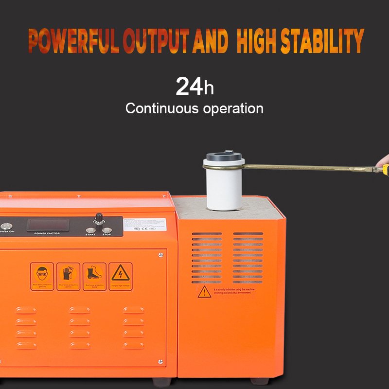 2kg Gold processing equipment small gold melting temperature is controllable furnace