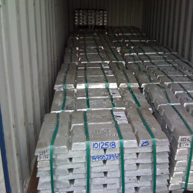 SHG ZINC INGOT 99.995%