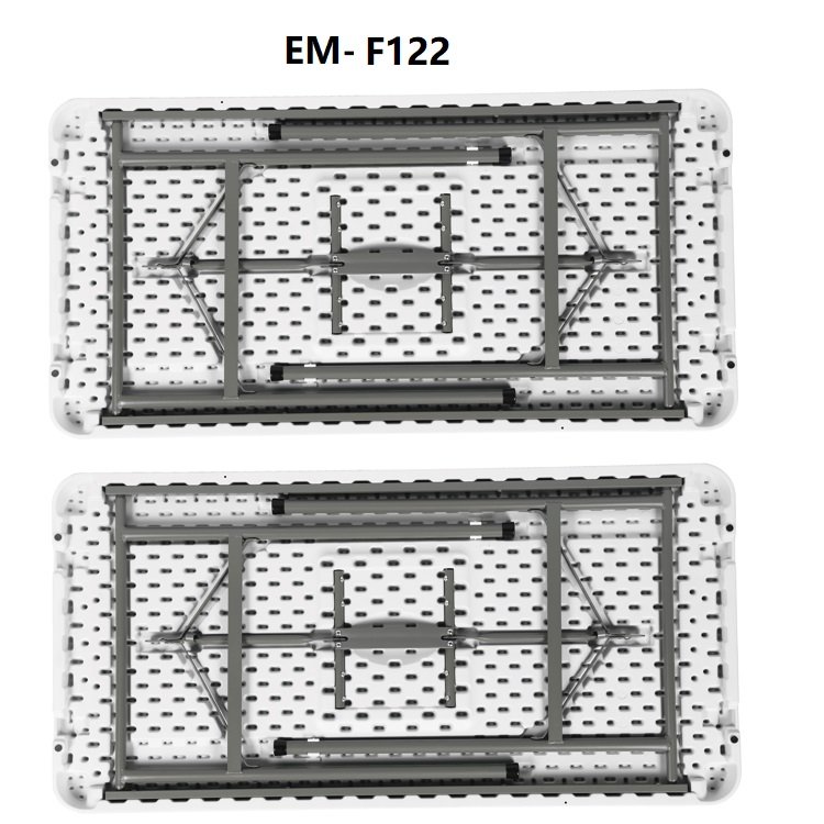 Outdoor Furniture Folding Table Picnic Rectangle Tables Portable Plastic Folding banquet and picnic Tables-EM-F122