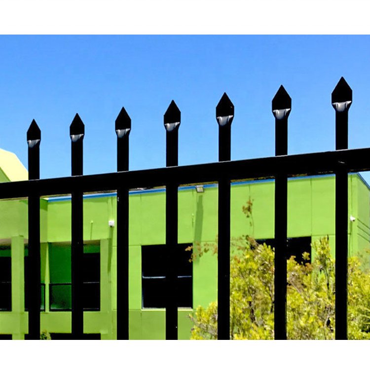 Garden 3ft 4ft 6ft 8ft 3' x 6' 5'x8 8x8 10x10 8 Feet by 6 Feet Flat Top Vertical Black Wrought Iron Aluminum Metal Fence Panels