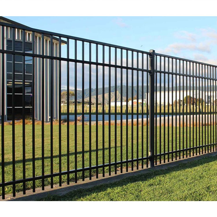 Garden 3ft 4ft 6ft 8ft 3' x 6' 5'x8 8x8 10x10 8 Feet by 6 Feet Flat Top Vertical Black Wrought Iron Aluminum Metal Fence Panels