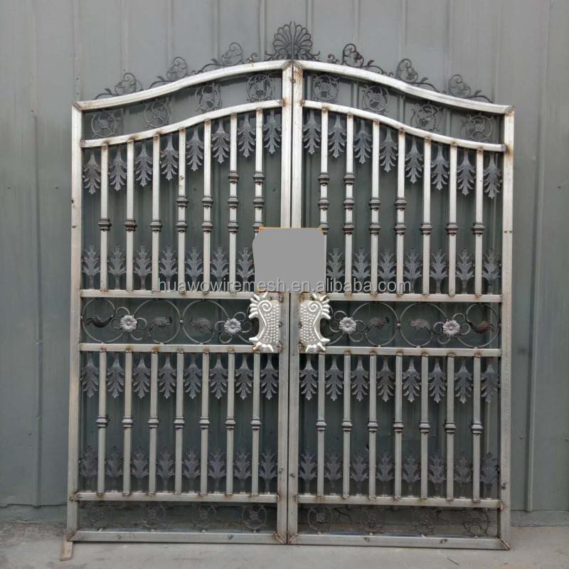 Wrought iron fence gate designs