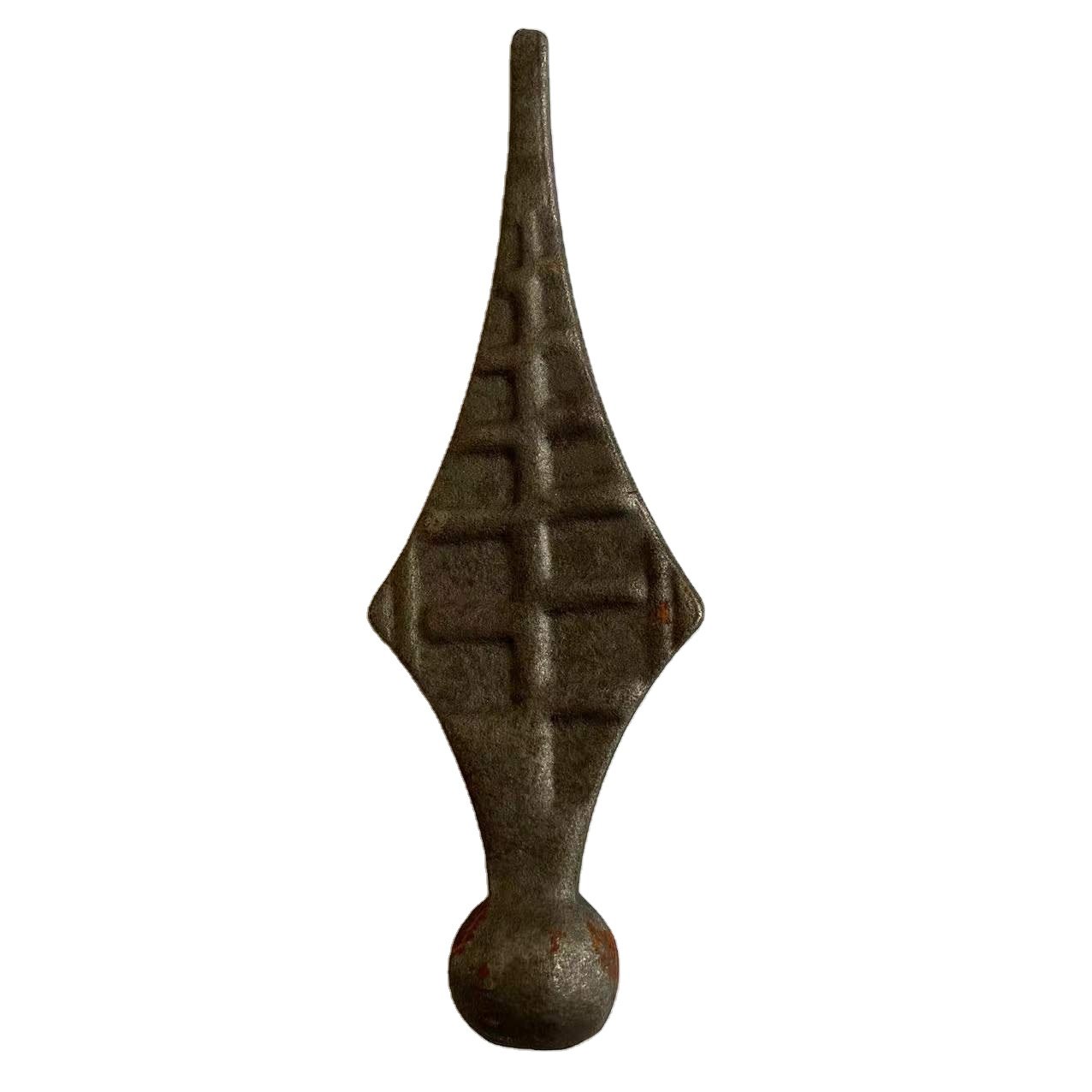 Cast Steel Spearhead Forged steel Spear top Wrought Iron Spears for Wrought Iron Fence