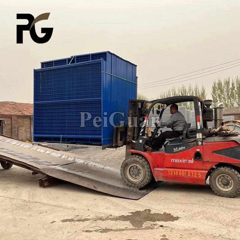 High Quality Horizontal Middle Frame Canada Temporary Panel Fence For Wholesale