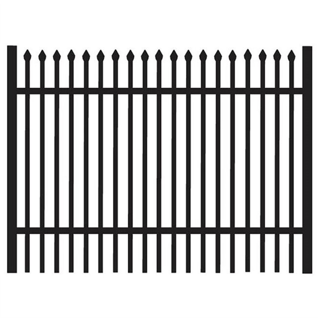 High Quality Iron Metal Security Fence Quality Garden Security Wrought Iron Steel Fence Wrought Iron Security Fence