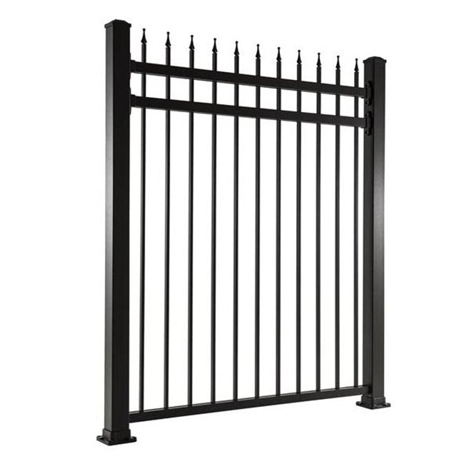 High Quality Iron Metal Security Fence Quality Garden Security Wrought Iron Steel Fence Wrought Iron Security Fence