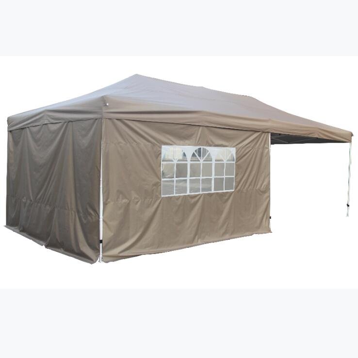 CUSTOM FOLDABLE GAZEBO WITH DOUBLE SIDE PANELS WITH WINDOW