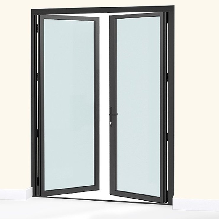 welcome sign modern single iron aluminum steel tempered glass entrance french double front doors