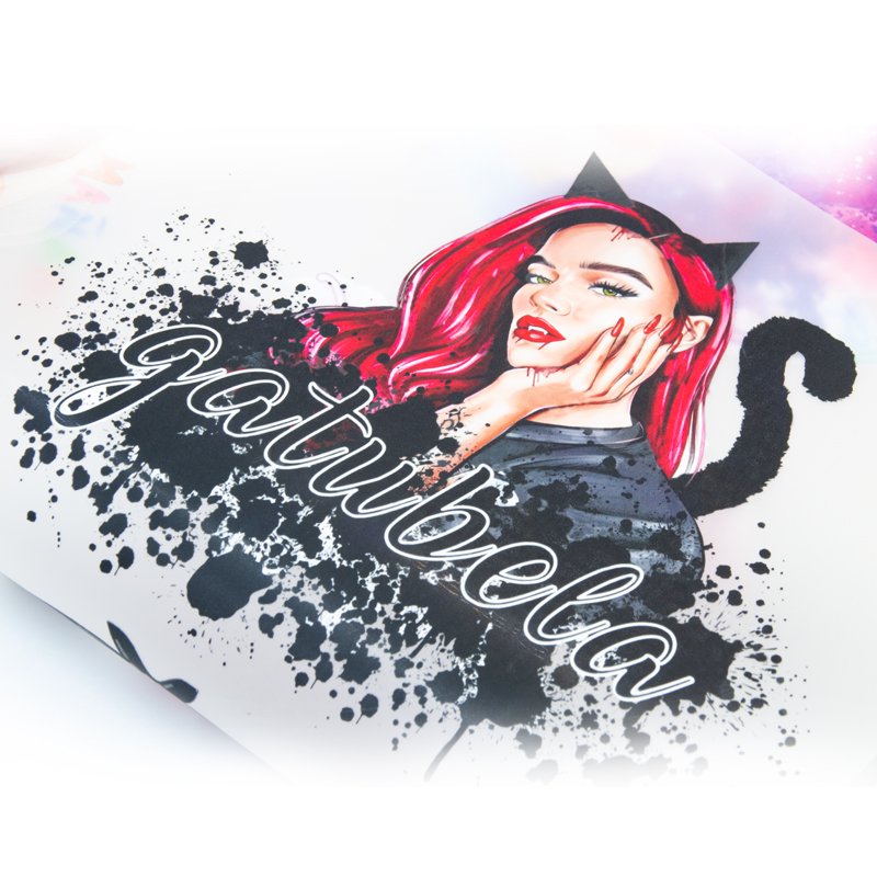 High Quality Ready To Press Manana Singer Pattern Reflective Heat Transfer Vinyl Iron On Transfers For Clothes Tshirts