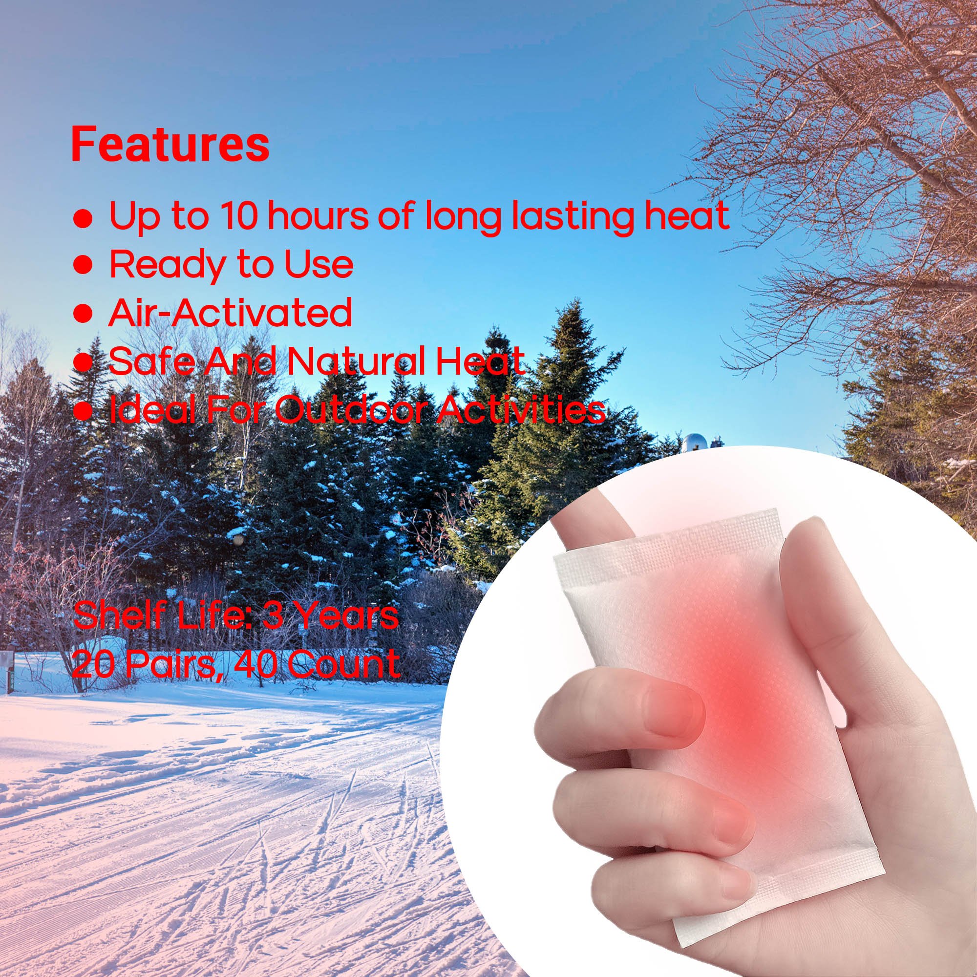 Wholesale Cheap Custom Air Activated Heat Patch Hand Warmer