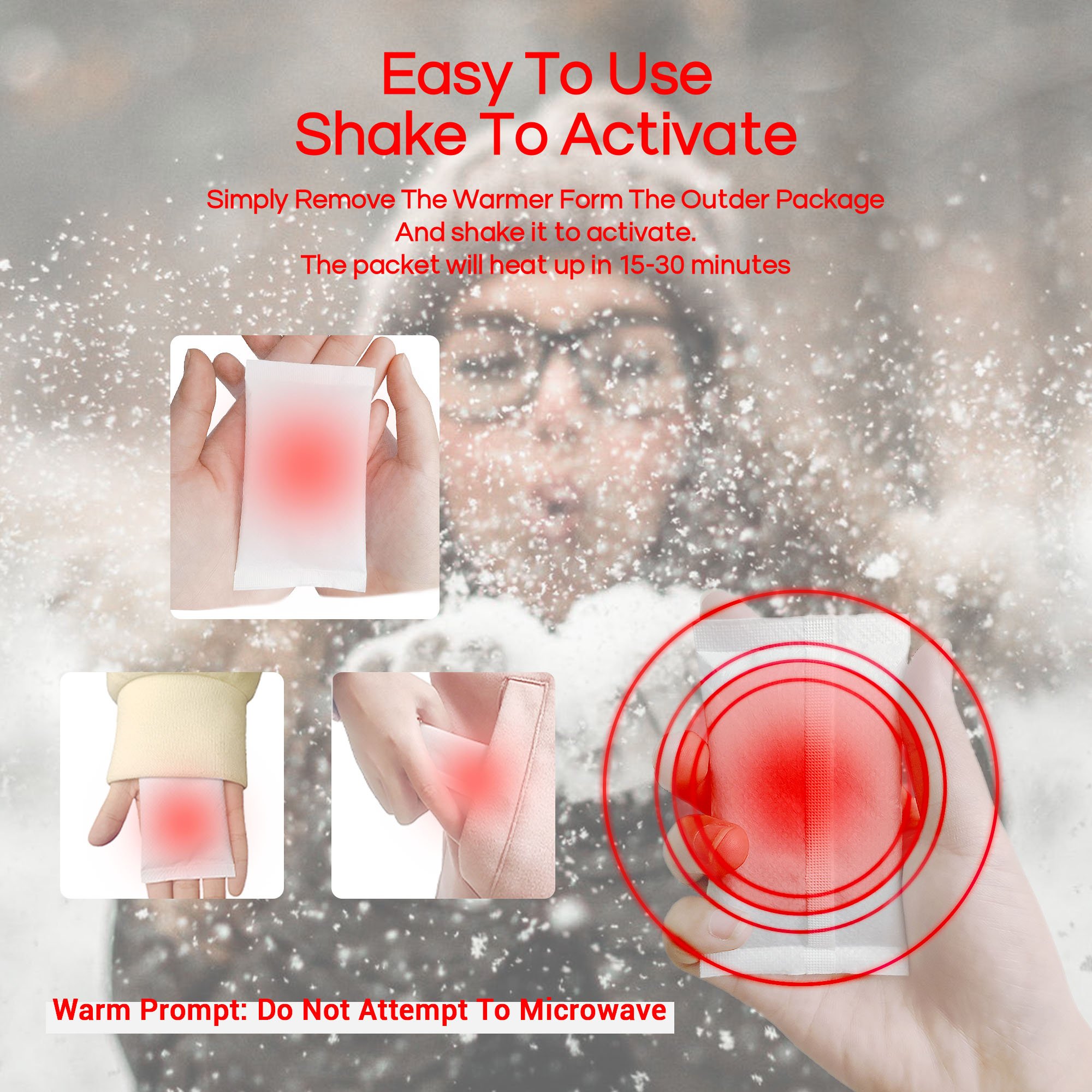 Wholesale Cheap Custom Air Activated Heat Patch Hand Warmer