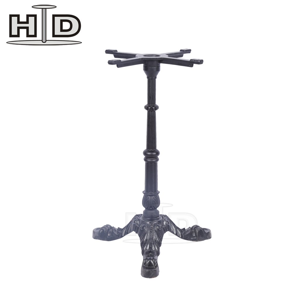 Restaurant antique black dining Patio table legs cast iron