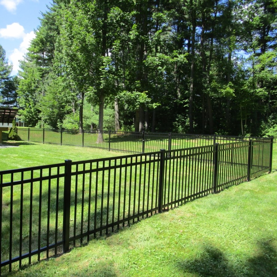 Popular Decorative Wrought Iron Privacy Fence Low Maintenance PVC-Coated Steel Metal Fence Protection Elegant Design Privacy
