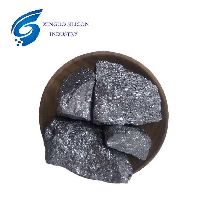 silicon metal content of silicon element is about 98% and the other impurities are iron aluminum calcium and so on