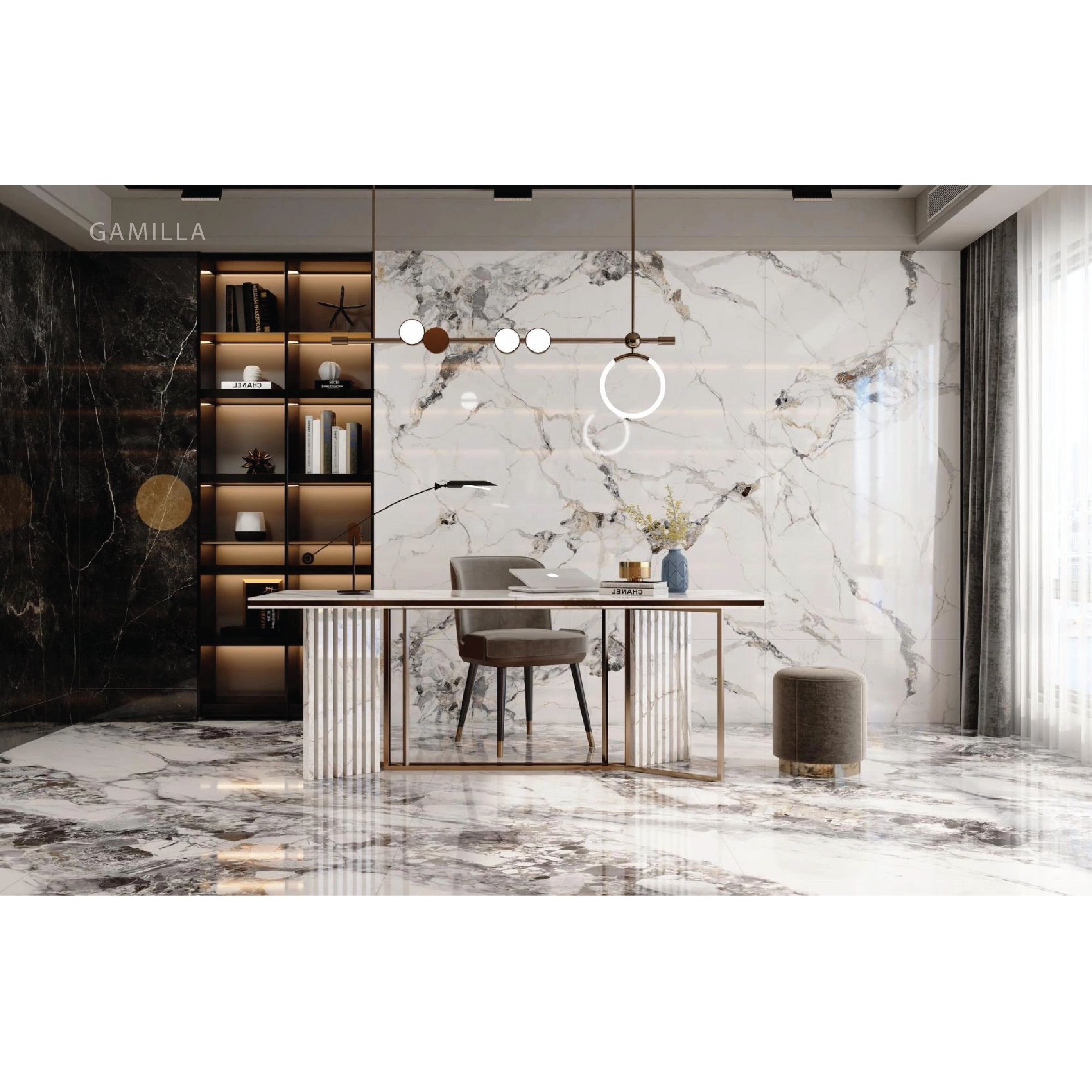 Foshan Manufacturer Sintered Stone 1200*2700*9 Marble Tile Porcelain Wall Decoration Tiles for Floor