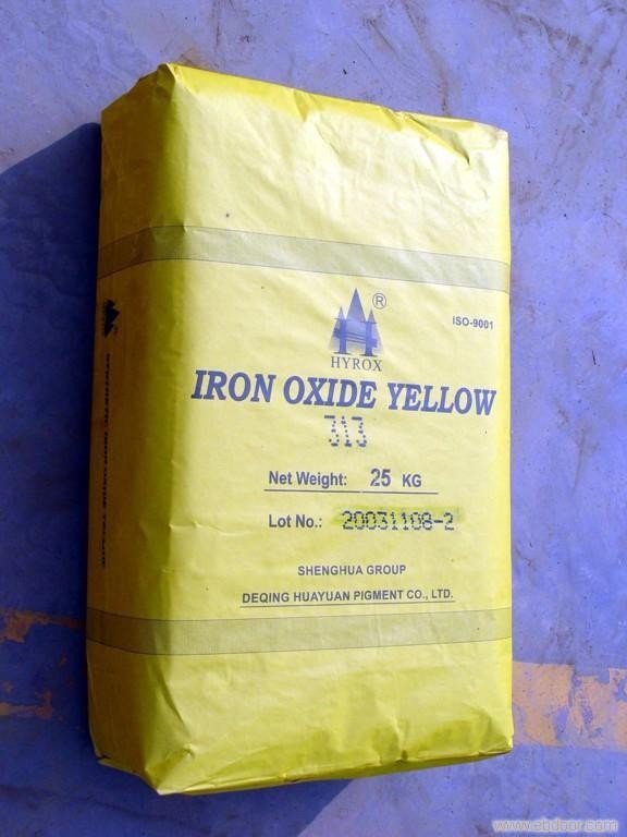 Yellow iron oxide powder synthetic pigment iron oxide yellow oxide 313