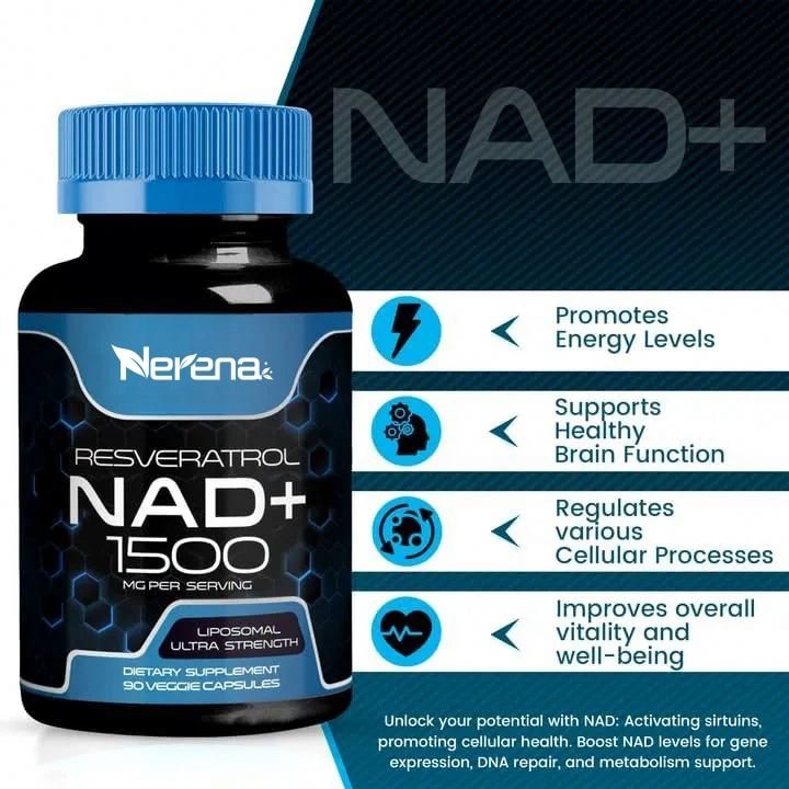 OEM Ultra Liposomal NAD+ Resveratrol NAD Plus Enhancer Supports Cellular Health Endurance Zinc Selenium Capsules