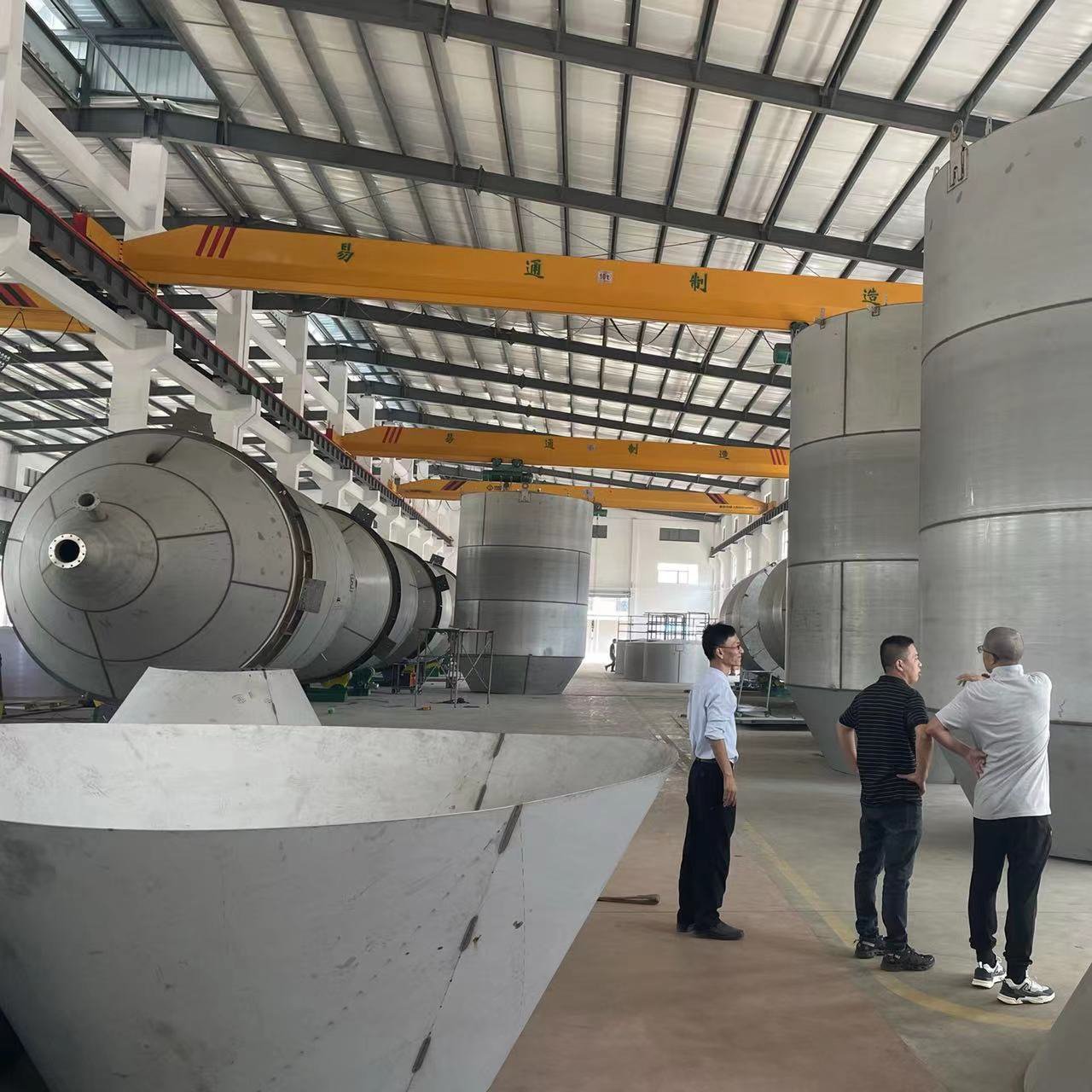 OEM customized large steel pipe manufacturing service Metal laser welding cutting 30mm Steel Structure building processing