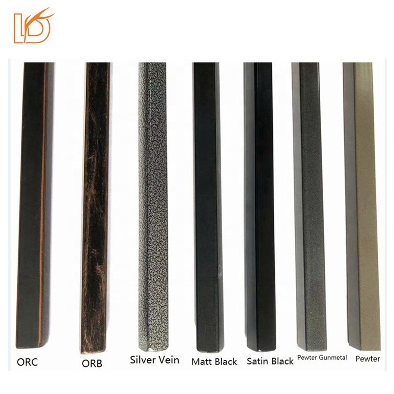 LD Metal Plain Square Staircase Baluster with Round Pin for Indoor Decoration -- Hollow (Q-101)