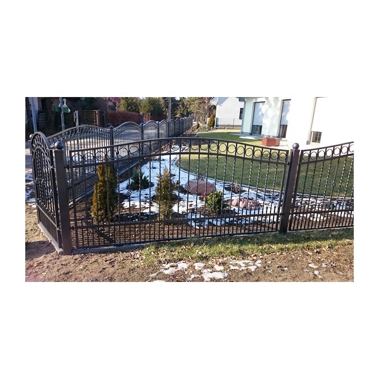 galvanized antique decorative Modern metal fence