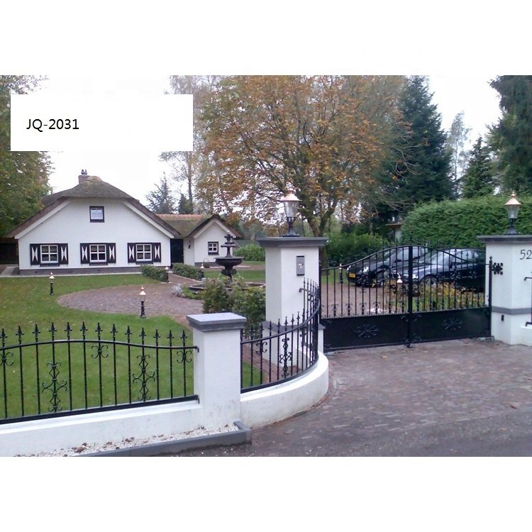 galvanized antique decorative Modern metal fence
