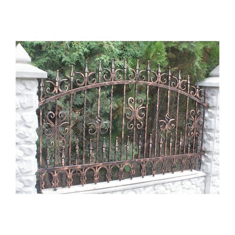 galvanized antique decorative Modern metal fence