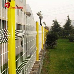 Outdoor Decorative 3D Curved Welded Wire Mesh Garden Fence Fencing Trellis & Gates Low Carbon Steel Wire Iron Metal Residential