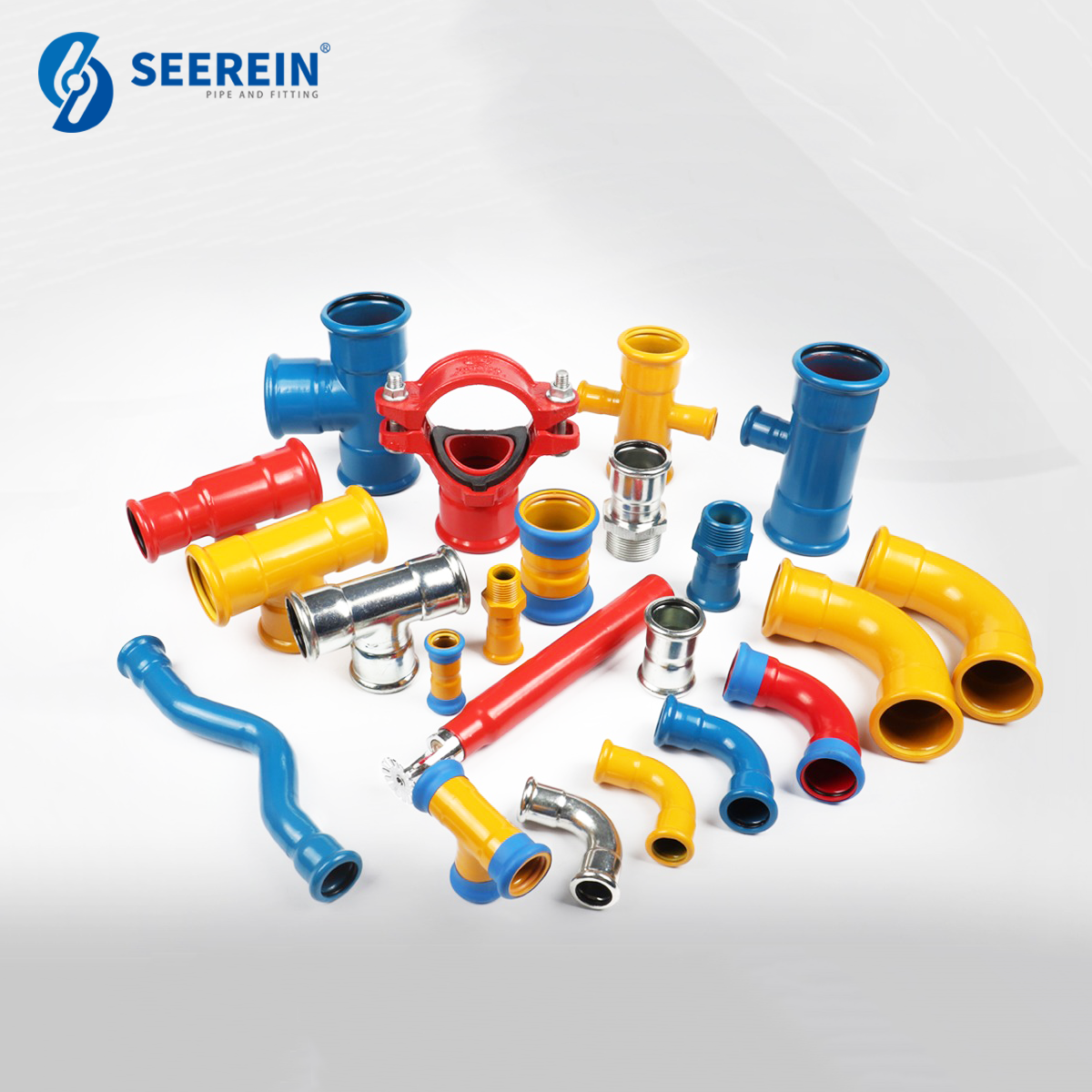 Powder Spray /Hot Galvanized Grooved Ductile Iron Gas Pipe Fitting Reducing Coupling Joint for Pipe Connector