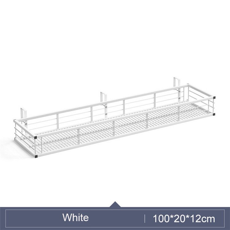 Balcony Rail Planter Hanging Shelf Wrought Iron Fence Holder Basket Hanging Basket Flower Stand