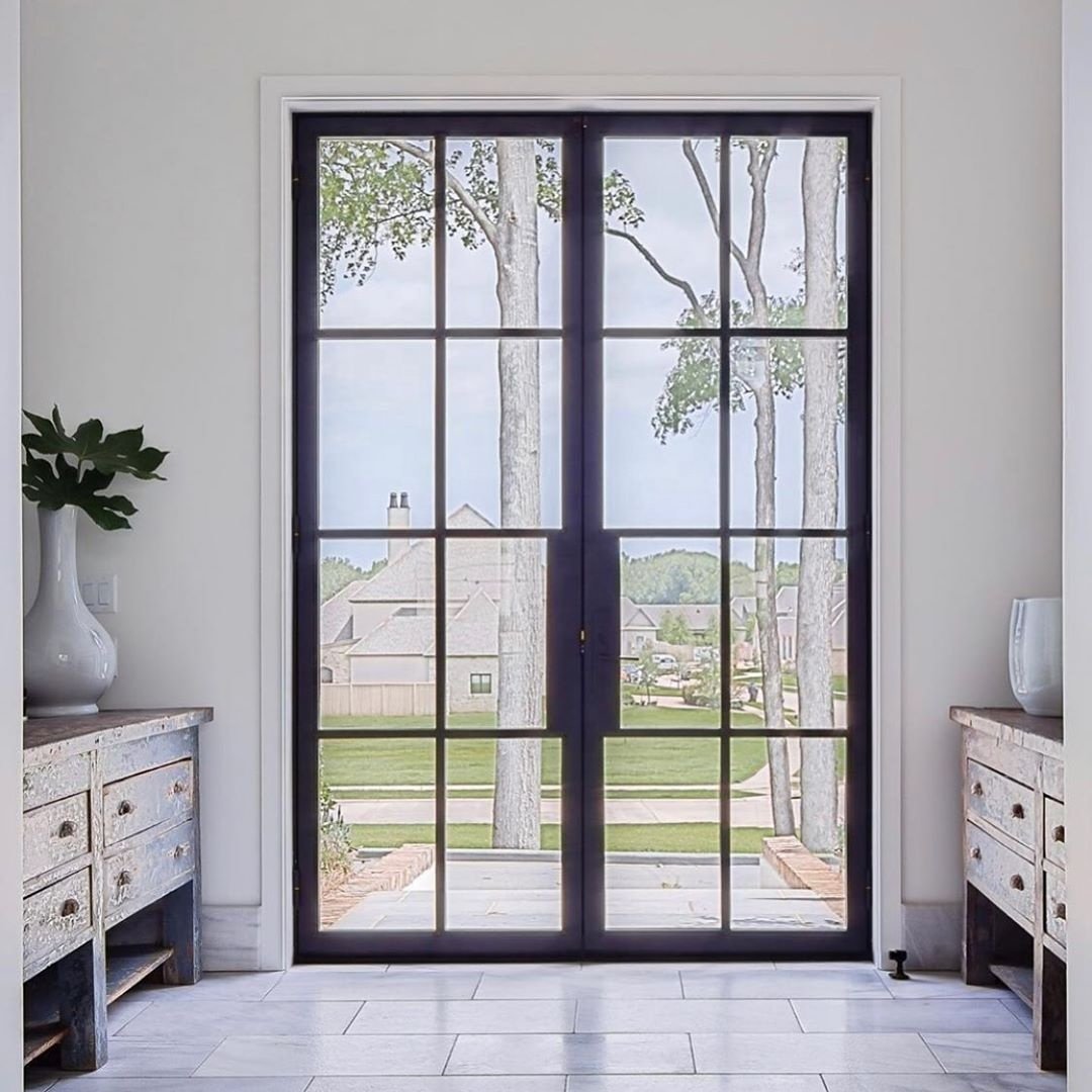 Window Grills Other Doors Grill Design Thermally Broken Steel Glass Graphic Design Stainless Steel Modern Windproof Finished
