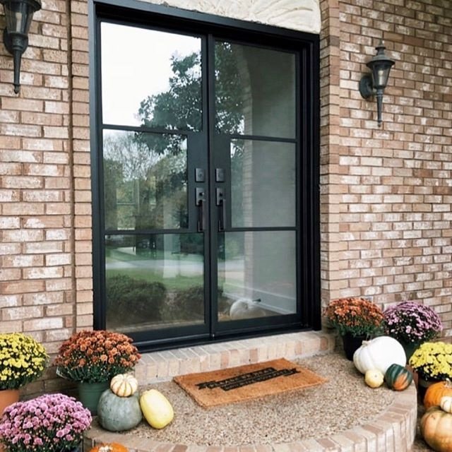 Window Grills Other Doors Grill Design Thermally Broken Steel Glass Graphic Design Stainless Steel Modern Windproof Finished