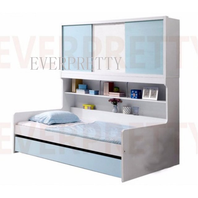 New Arrival Children Bedroom Set Wall Bed Furniture Kids Bunk Beds With Book Shelf