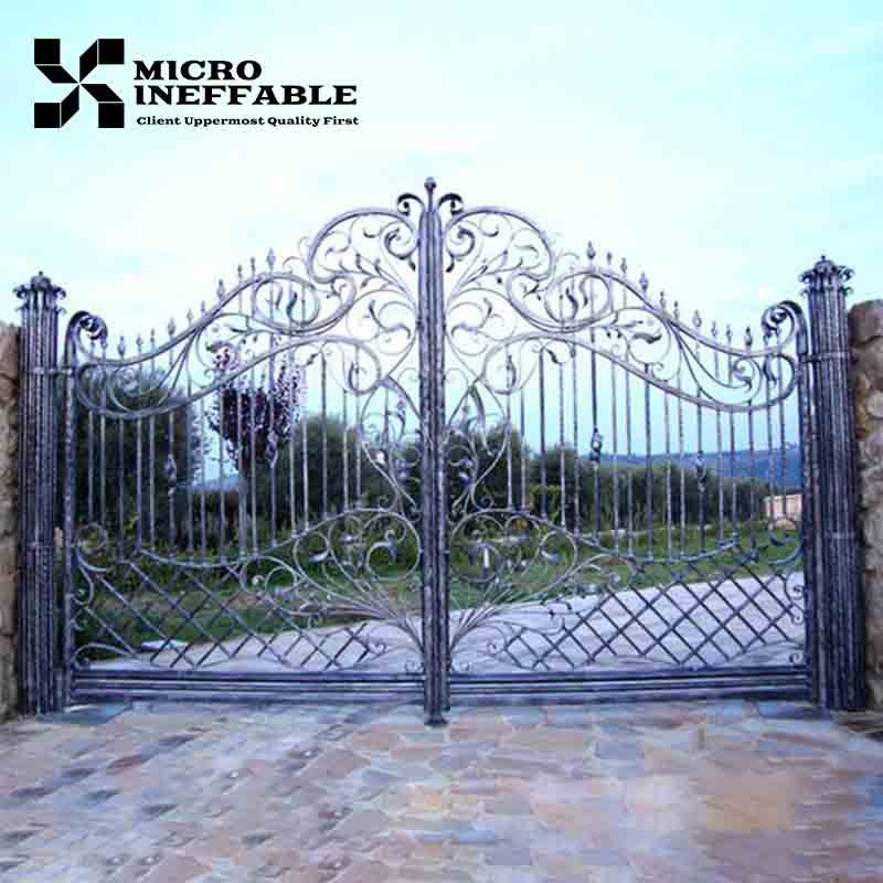 Church Door Iron Gate Design Mexican Iron Doors Aluminum Glass Black Outdoor And Indoor French Iron Door For House
