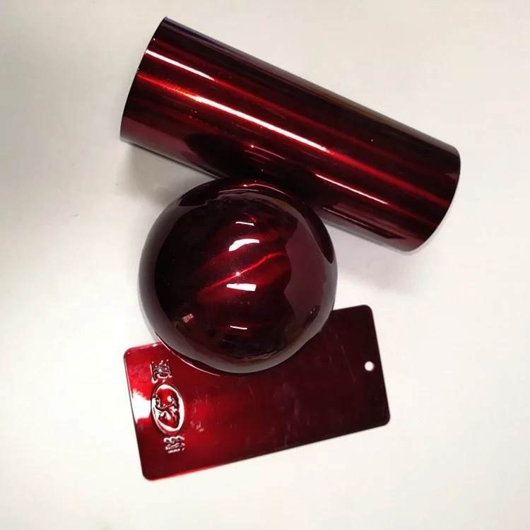Professional Acrylic Transparent Red Electrostatic Powdercoating Manufacture Metallic Spray Powder Coating