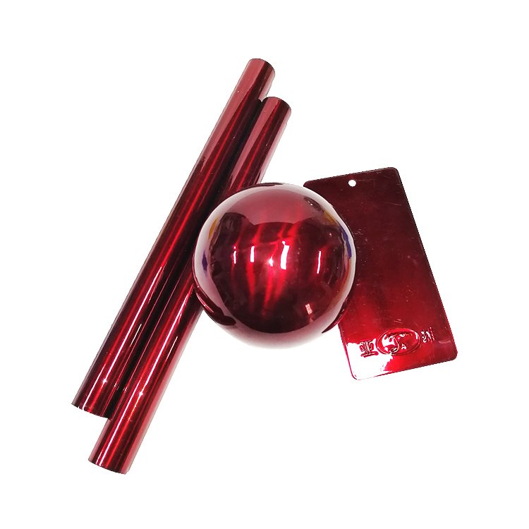 Professional Acrylic Transparent Red Electrostatic Powdercoating Manufacture Metallic Spray Powder Coating