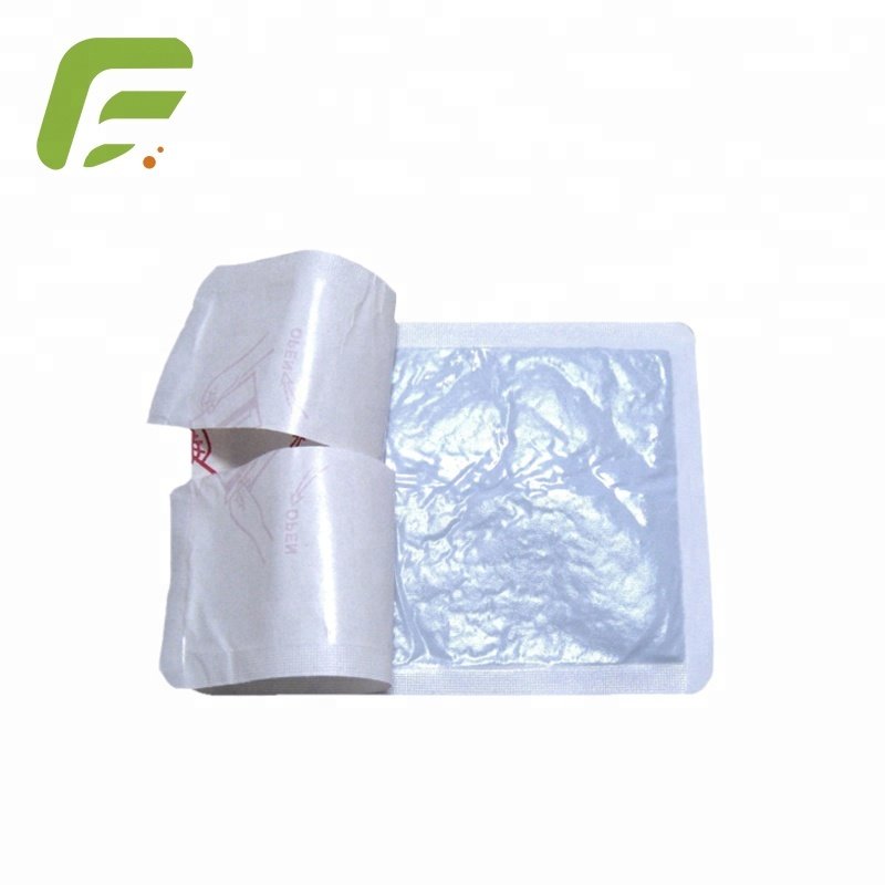 Iron powder activated carbon Instant Self heating body warmer patch disposable heat packs body warmer with Spunlace glue