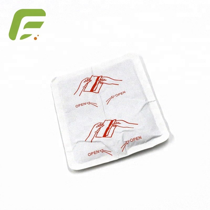 Iron powder activated carbon Instant Self heating body warmer patch disposable heat packs body warmer with Spunlace glue