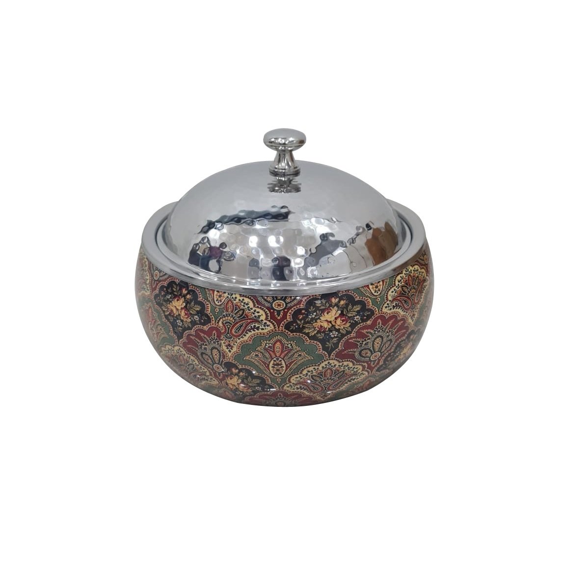 Black Powder Coated Finishing Insulated Casserole Serving Hot Pot Luxury Wedding Party Catering Usage Dinnerware Hot Pot