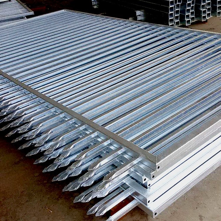 cheap galvanized iron ornamental wrought fence /powder coated picket fence