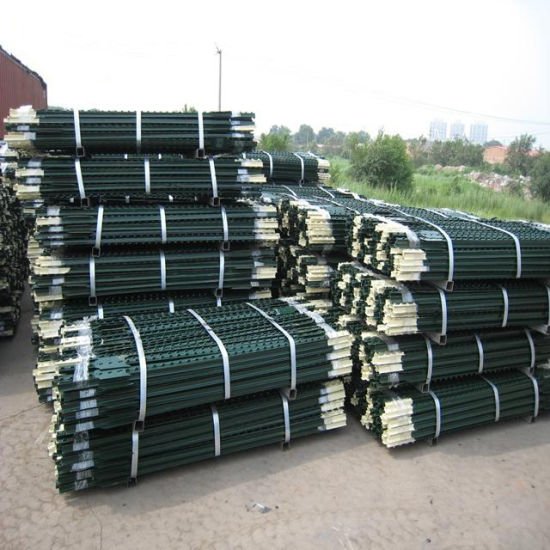American Farm 6 ft t-post Galvanized T Post iron Green metal farm T post fence post for sale