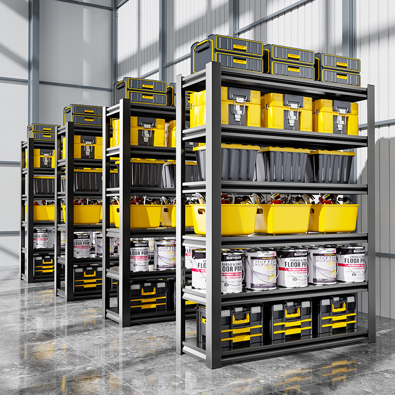 Heavy duty 4 layers metal storage rack estantes metalicos iron shelves storage units for warehouse